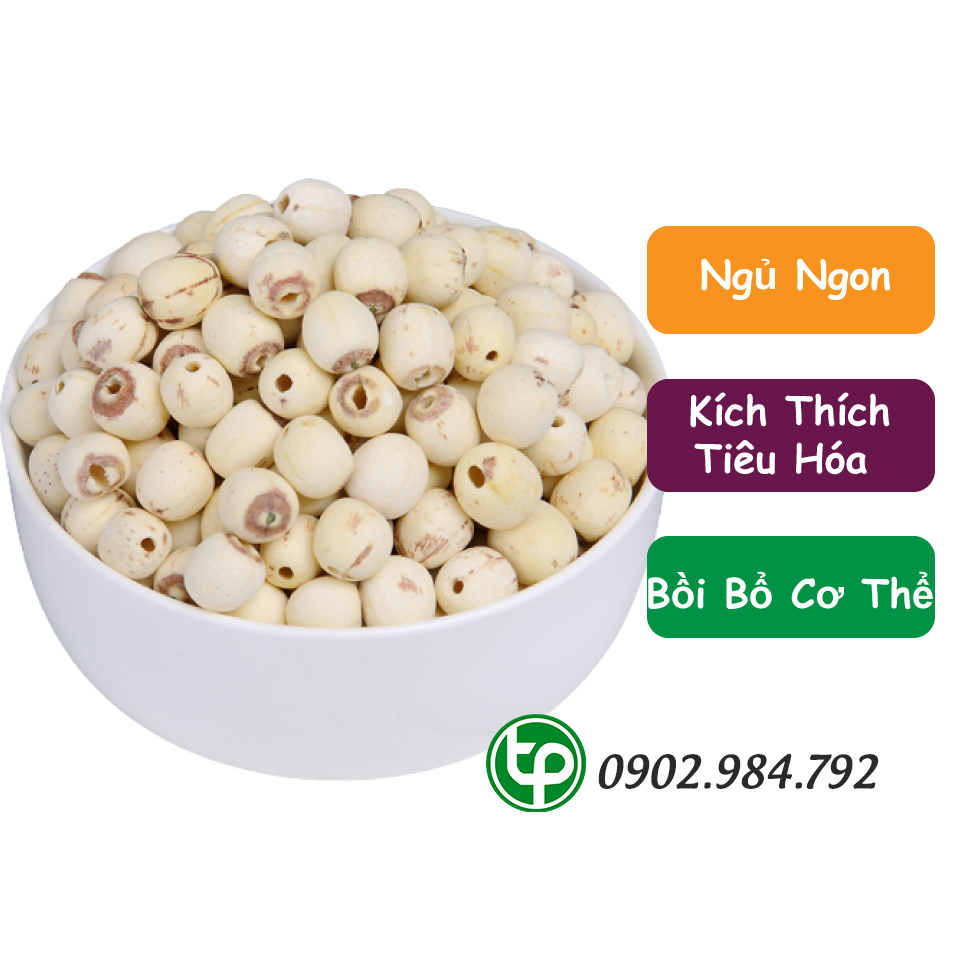Hạt sen sấy khô 500g - Trà ngon bổ dưỡng tốt cho sức khỏe - Thảo Dược Tấn Phát