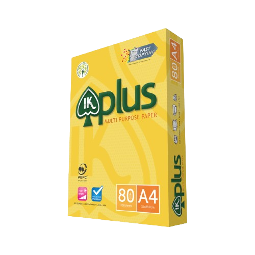 [CHÍNH HÃNG] Giấy in, giấy photo IK plus A4, Định lượng 80g/m2 (500 tờ/1 ram)