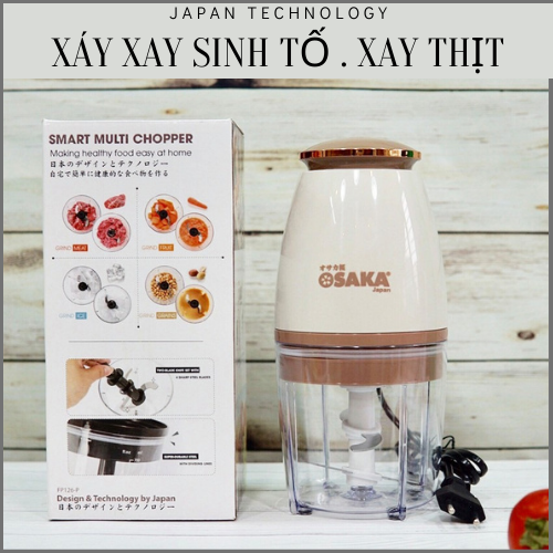 Máy xay đa năng Osaka Nhật Bản mẫu mới . Máy xay đa năng Osaka Nhật Bản nắp vàng cao cấp, máy xay phiên bản mới công suất 350W