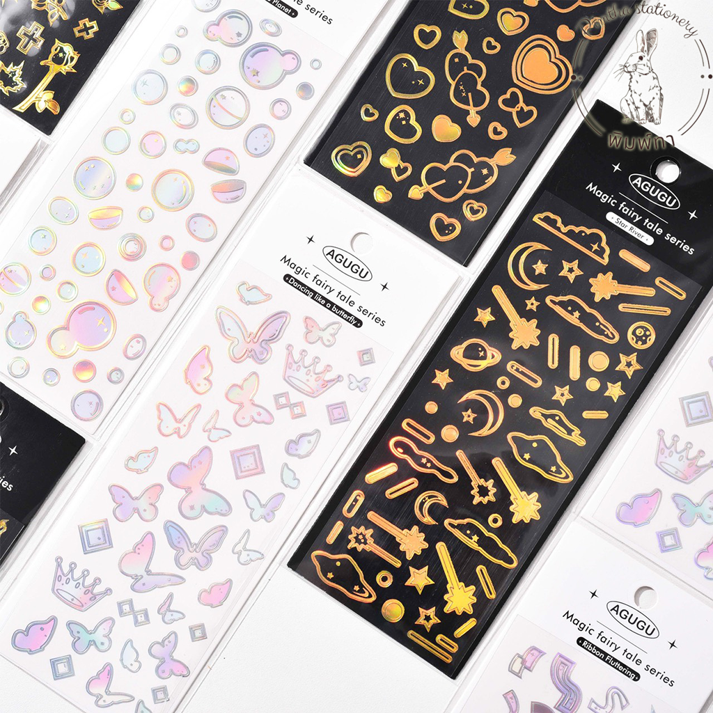 Sticker Hologam Trang Trí Toploader Nhiều Hình Độc Đáo