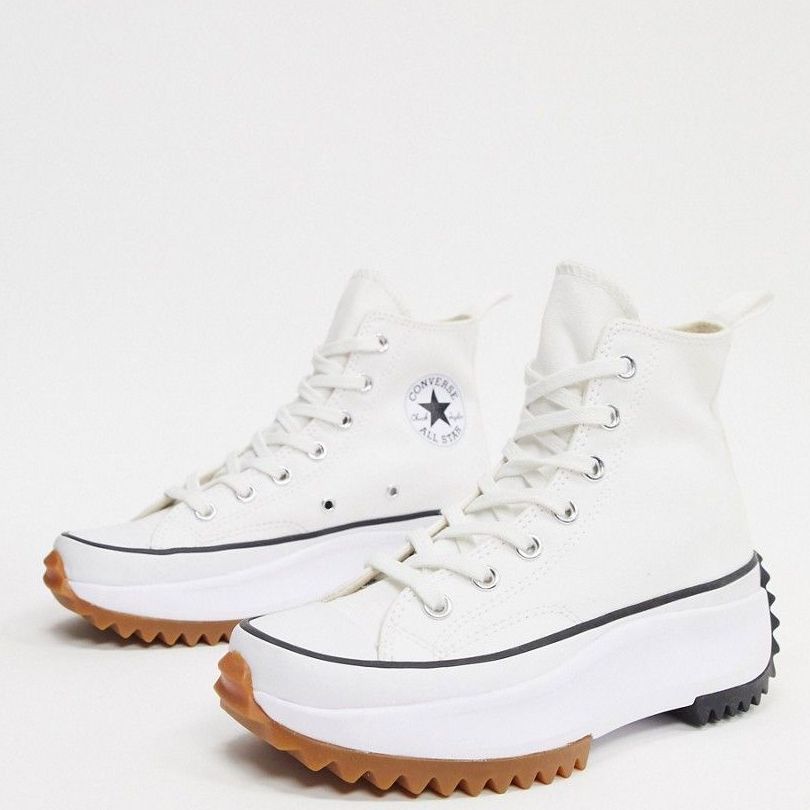 Giày Nam nữ Sneaker Converse Run Star Hike High White ( Tặng túi converse + bill + tất)