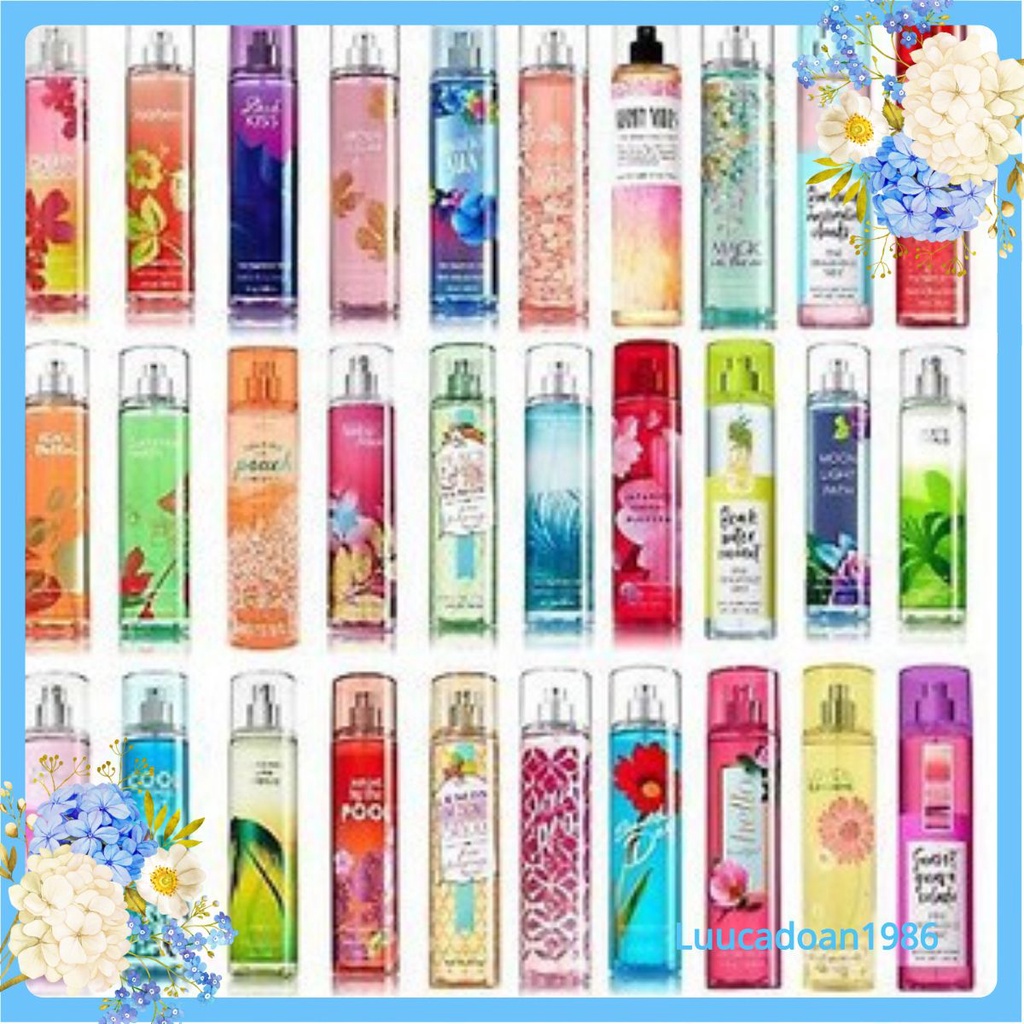 [𝗕𝗜𝗚𝗦𝗔𝗟𝗘] [10ml] Mẫu Thử Xịt thơm Body Mist Bath and body Works