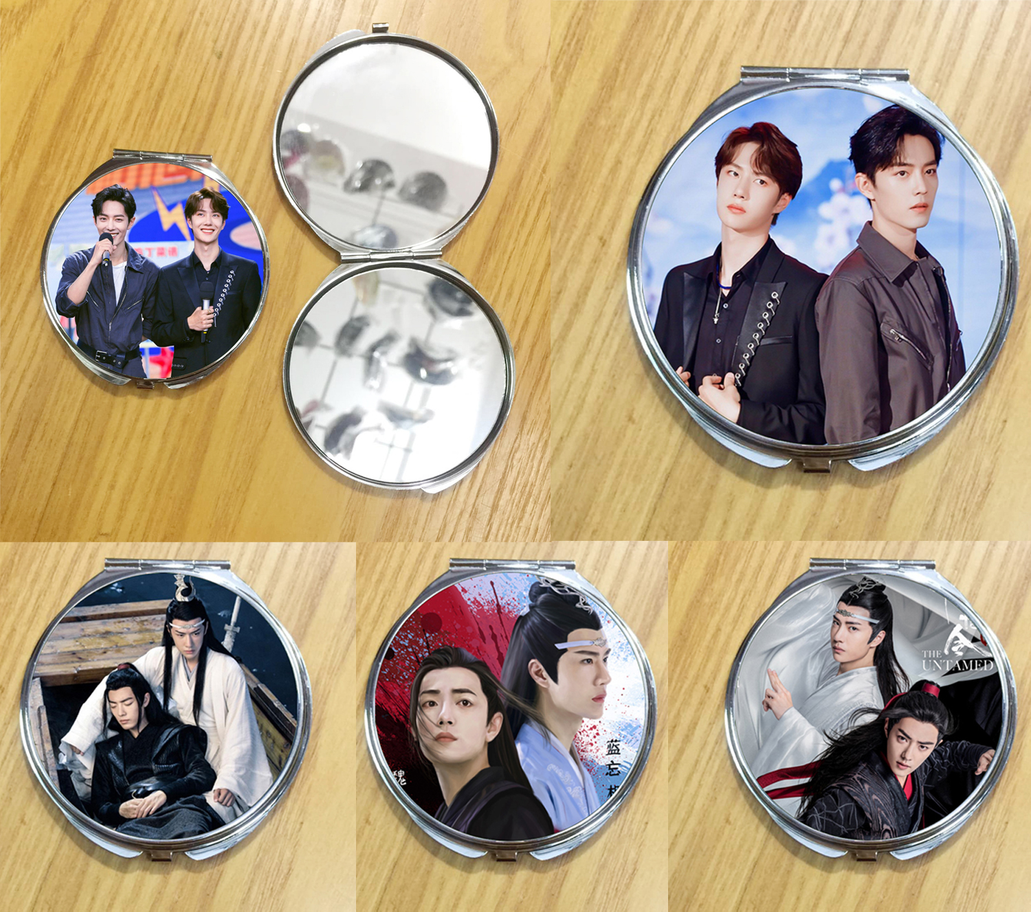 Gương mini Bác Quân Nhất Tiêu (Vương Nhất Bác - Tiêu Chiến) ( mẫu giao ngẫu nhiên )