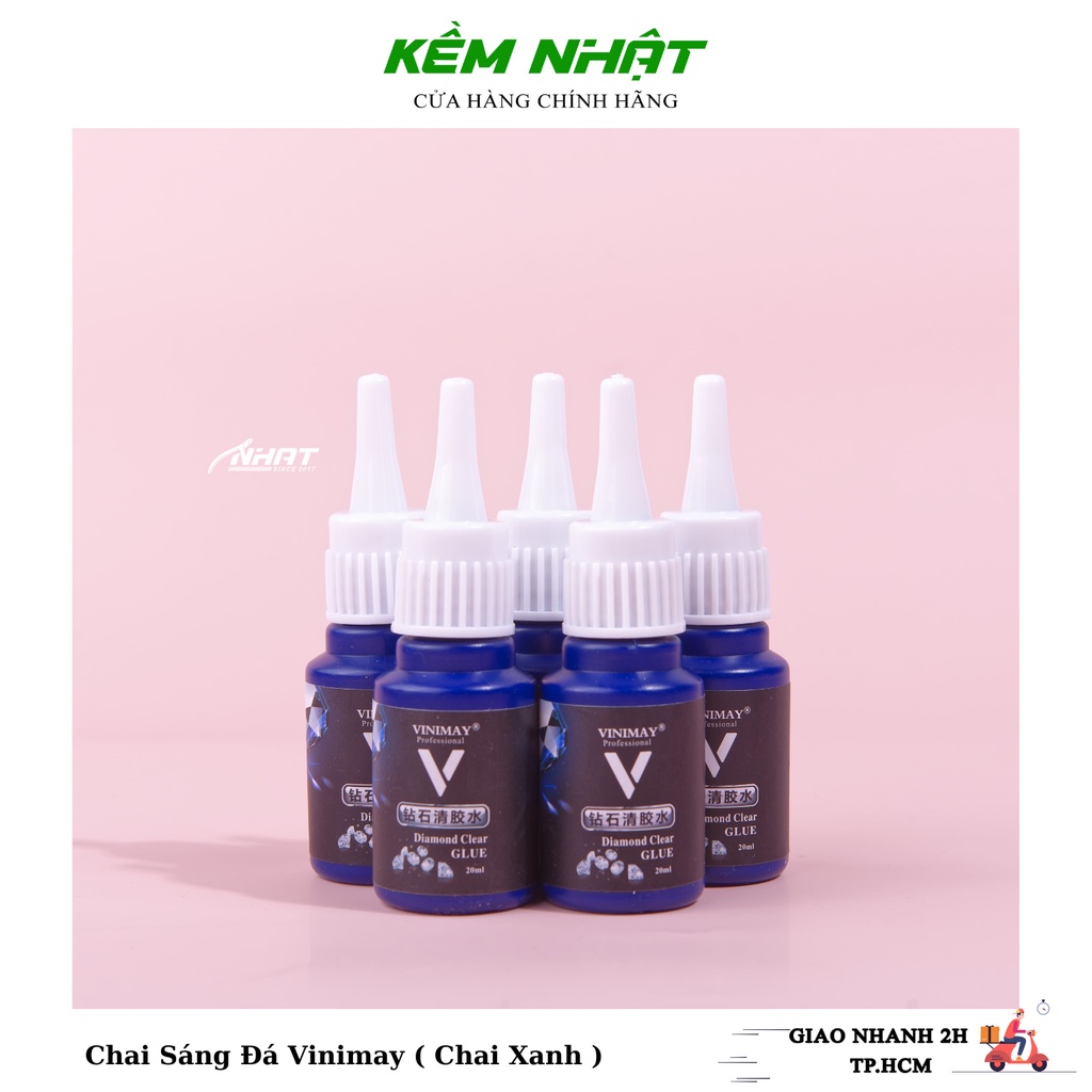 Nước sáng đá nail vinimay -sáng đá nail cao cấp vinimay - diamond clean glue 20ml