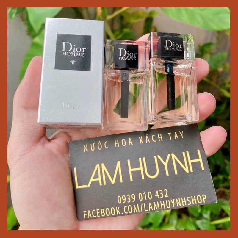 [ CHÍNH HÃNG ] Nước hoa mini DIOR HOMME edt 10ml