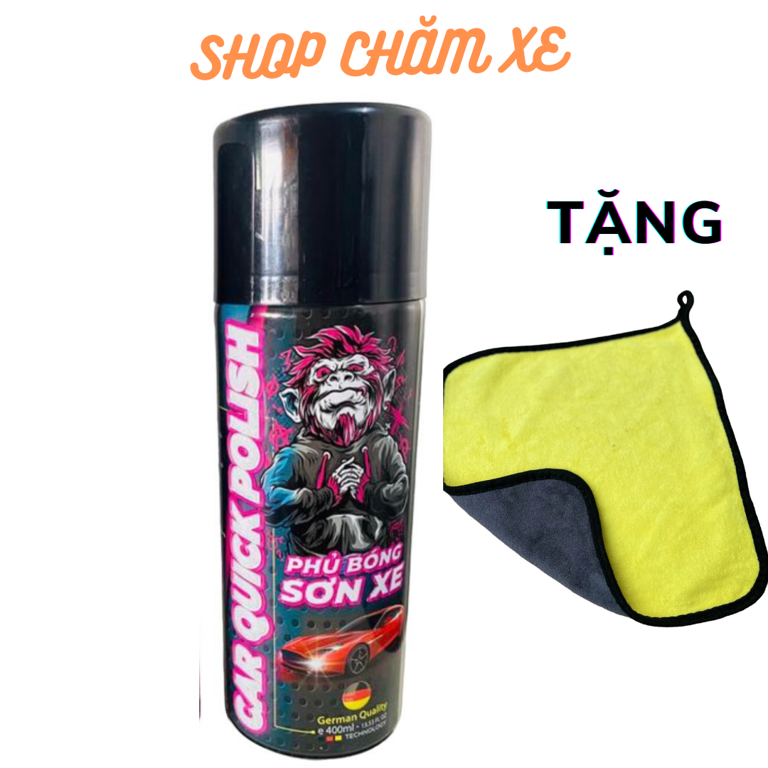Dưỡng bóng Phủ bóng sơn xe Sprayking
