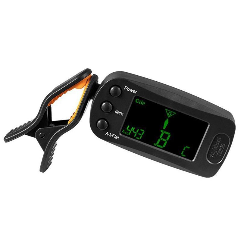 Meideal T83GB Clip-on Tuner for Guitar and Bass with LED Display Functions Guitar Accessories