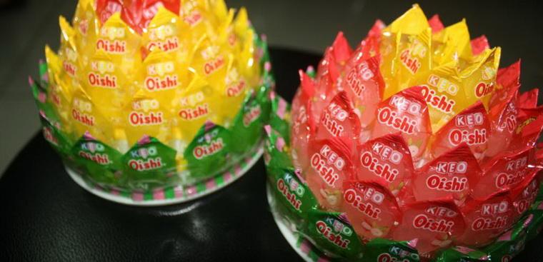 Kẹo Oishi mix vị gói 90gr.