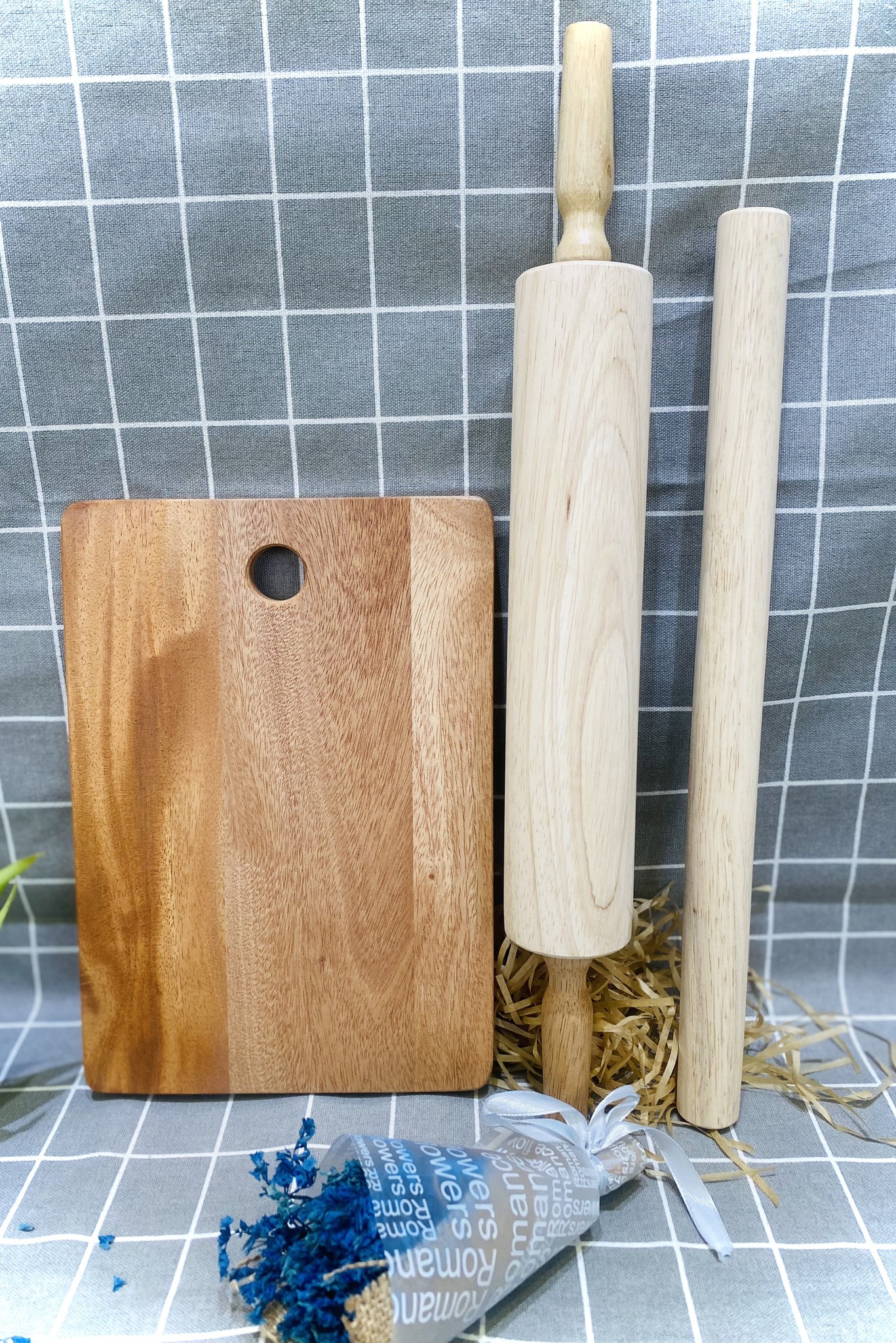 Cây lăn bột gỗ có trục xoay MYCOOK