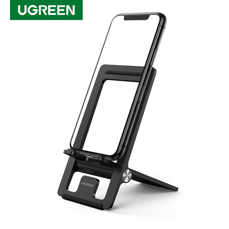UGREEN 45 Degree Multi-Angle Adjustable Phone Stand Holder for iPad Pro/SAMSUNG, Apple iPhone, Xiaomi, LG, Huawei, ASUS, VIVO, OPPO All iOS Android Phone and Small Tablet