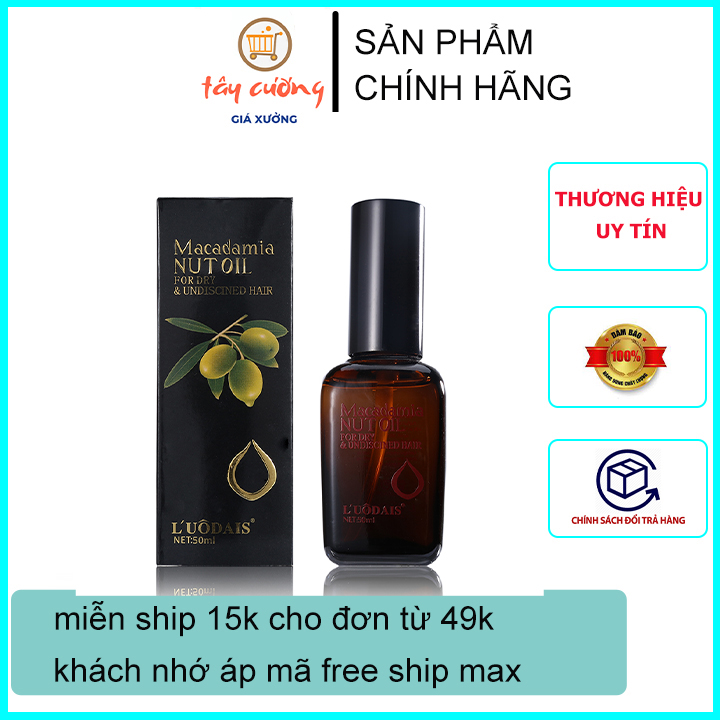 TINH DẦU DƯỠNG TÓC MACADAMIA NUT OIL 50ML ( olive )