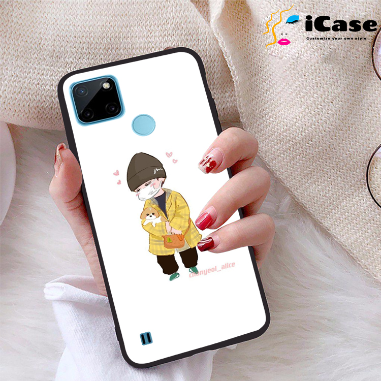 Ốp lưng Realme C21Y viền dẻo TPU BST Chibi
