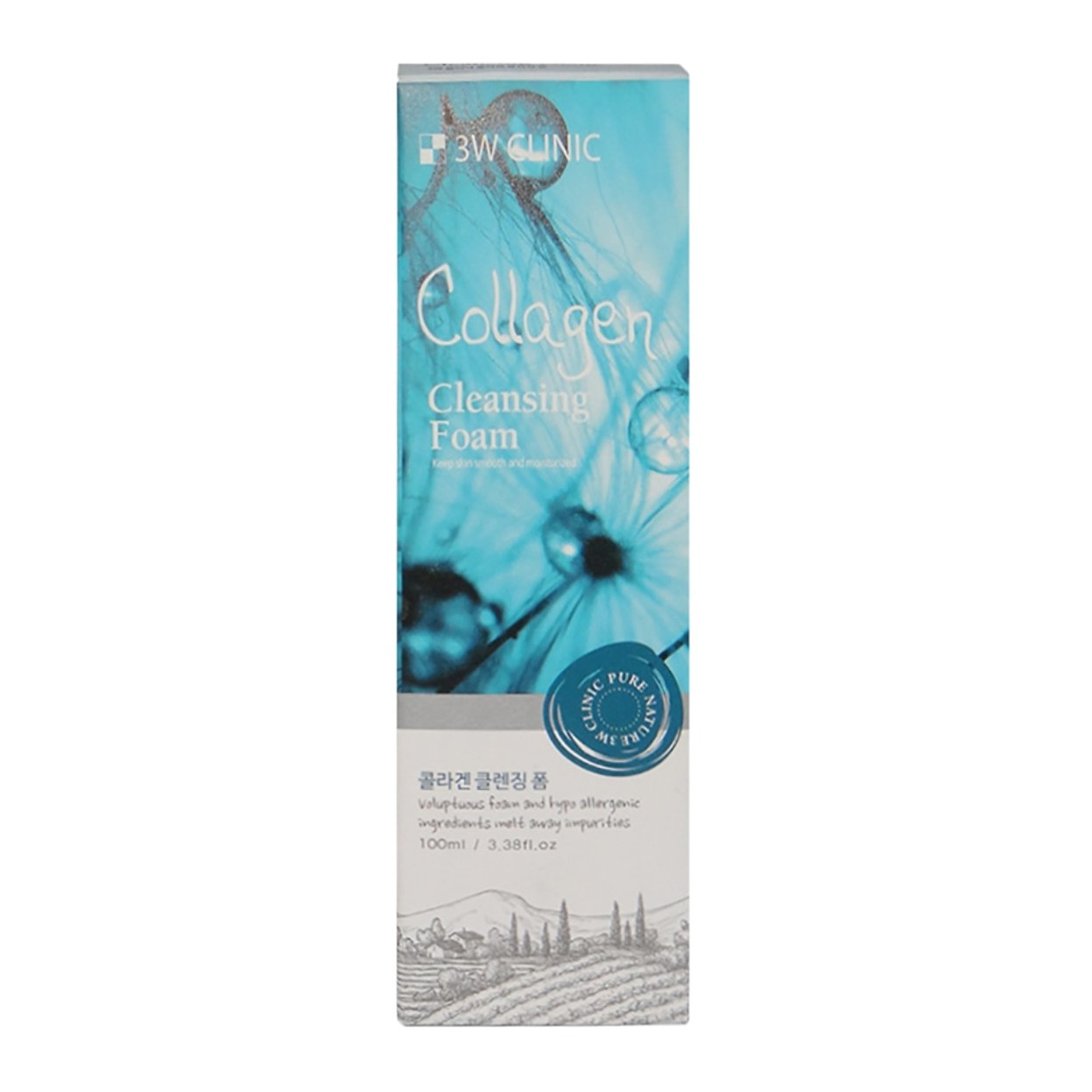 Sữa Rửa Mặt Collagen 3W Clinic Cleansing Foam (100ml)