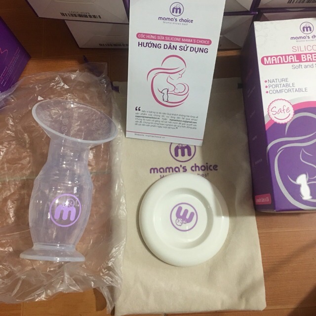 Cốc hứng sữa silicon mama choice