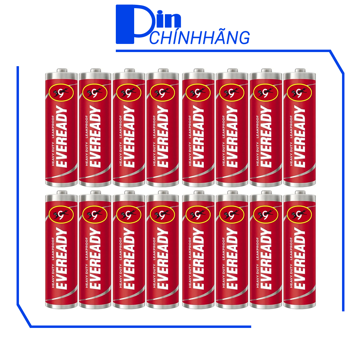 16 pin AA Eveready Heavy Duty - Pin tiểu không sạc, dung lượng tốt, giá rẻ