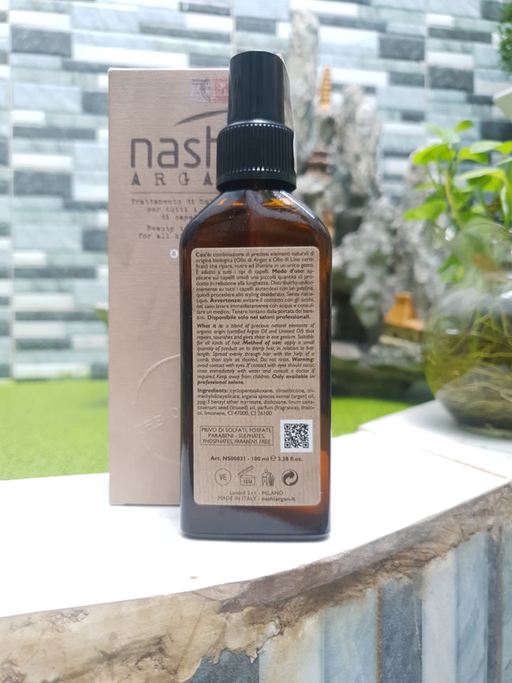 [NASHI CHÍNH HÃNG] TINH DẦU DƯỠNG TÓC NASHI ARGAN OIL 100ML