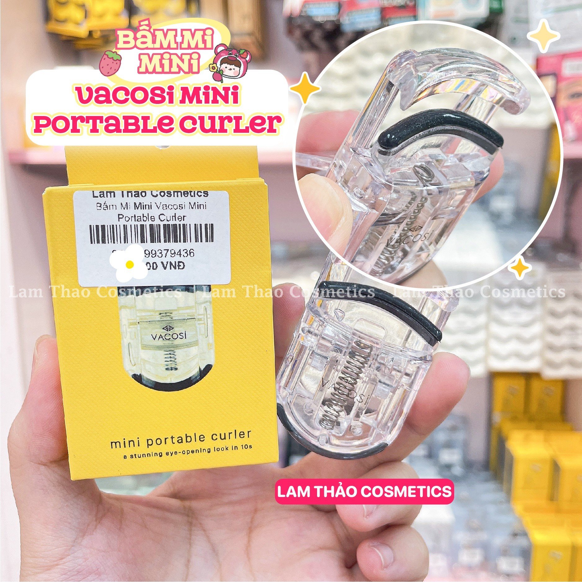 Bấm Mi Mini Vacosi Mini Portable Curler