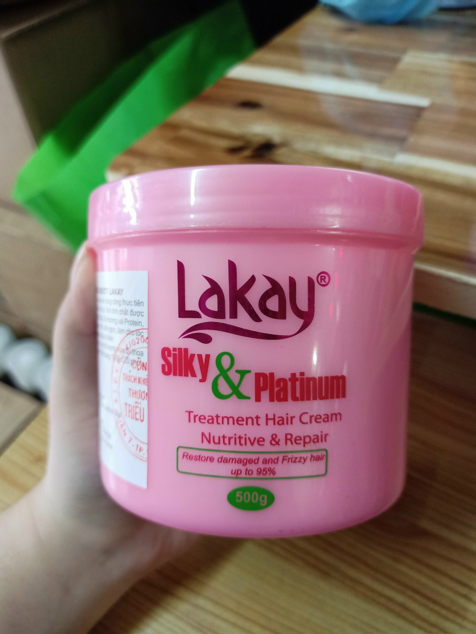 HẤP DẦU PHỤC HỒI TÓC SIÊU MƯỢT LAKAY 500G