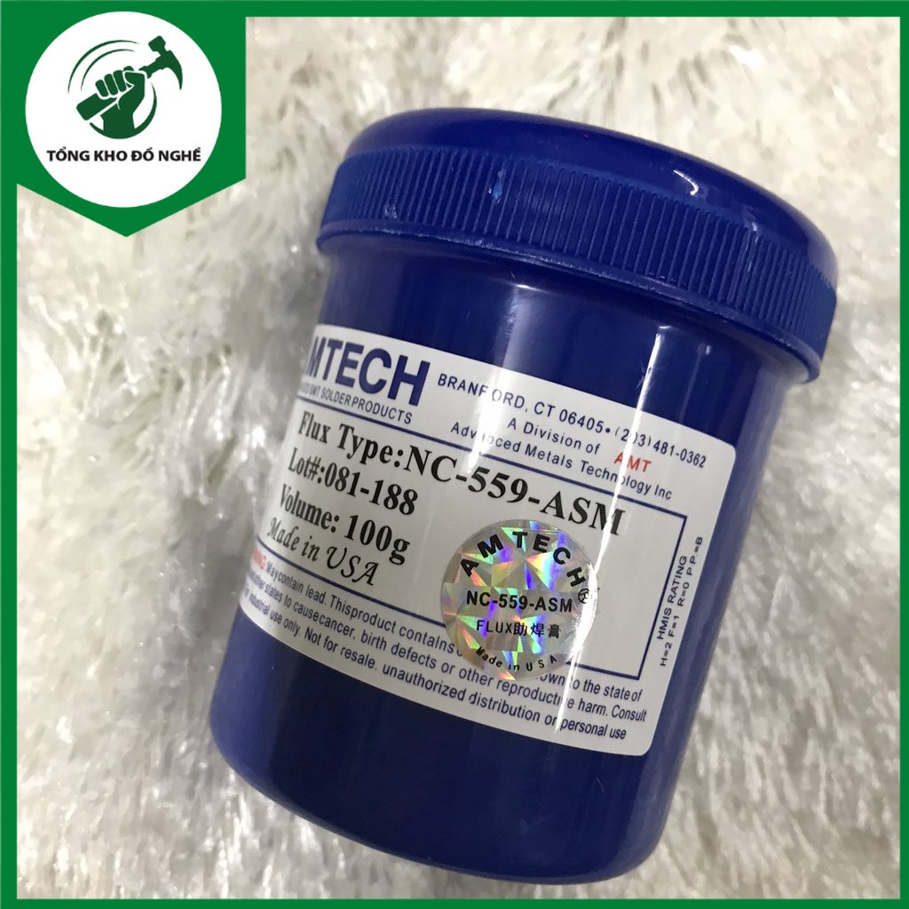 MỠ HÀN AMTECH NC-559-ASM (Hủ tròn) _TKDN