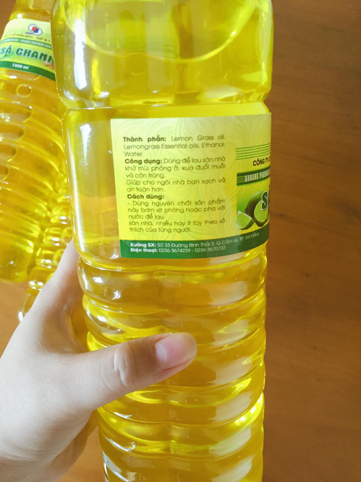 Nước lau sàn sả chanh