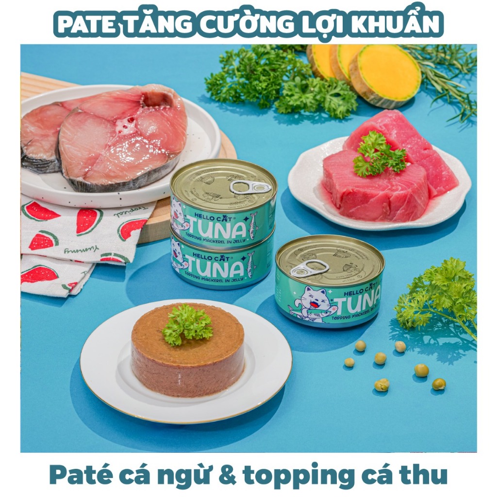 Pate Lon 160G Hello Cat Dành Cho Mèo