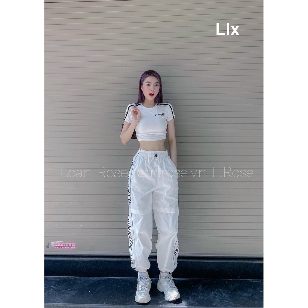 Set Croptop Bom Thụng - set bộ thể thao