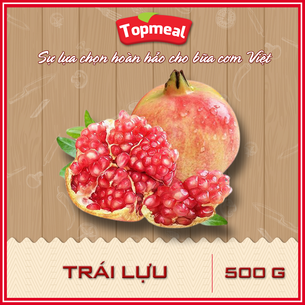 HCM - Trái lựu (500 g) - [Giao nhanh TPHCM]