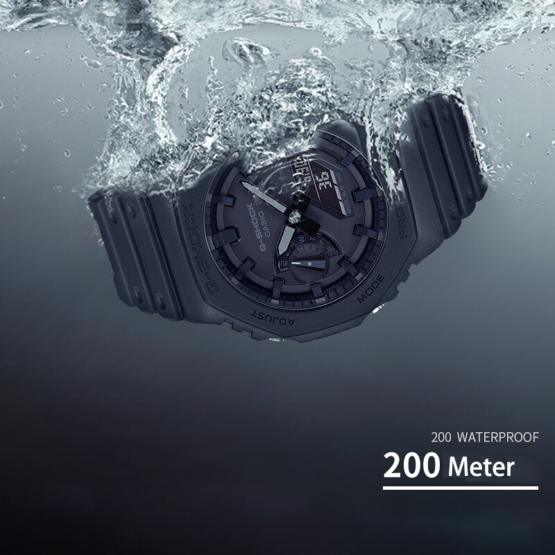 Đồng Hồ Nam G-SHOCK GA-2100-1APR Hai Màn Hình Hiển Thị Kỹ Thuật Số không thấm nước Đồng Hồ Thế Thao Nam - Bảo hành 2 năm - Pin trọn đời