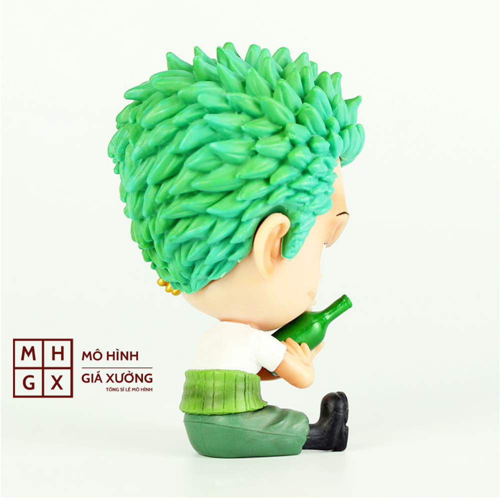 [Hoàn Tiền 10%]Mô hình Roronoa Zoro Chibi Cao 9 cm -Tượng Figure One Piece