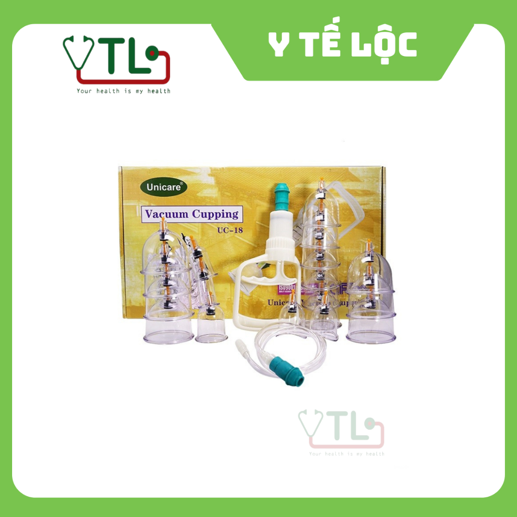 Giác hơi không dùng lửa Unicare UC-18 (18 ống)
