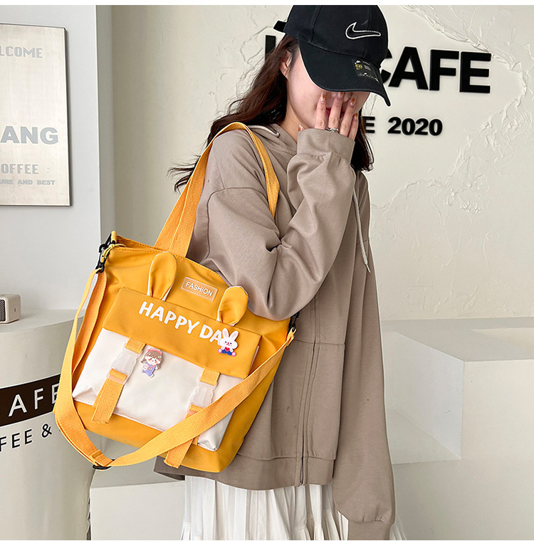 Túi tote vải học sinh đi học size lớn