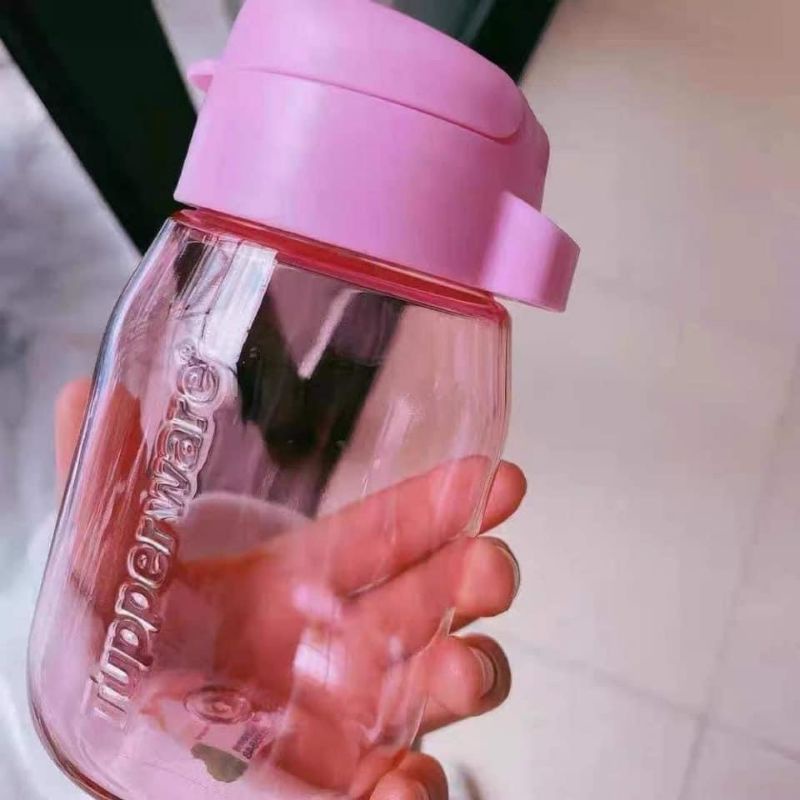 Bình uống nước Lohas Tupperware 350ml♥️bình nước Tup