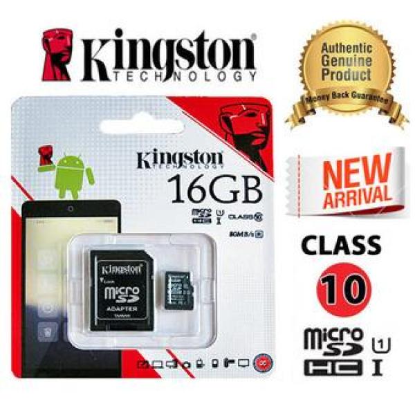 Thẻ nhớ KINGSTON Class 10 16GB Tốc Độ Cao Bảo Hành 5 Năm