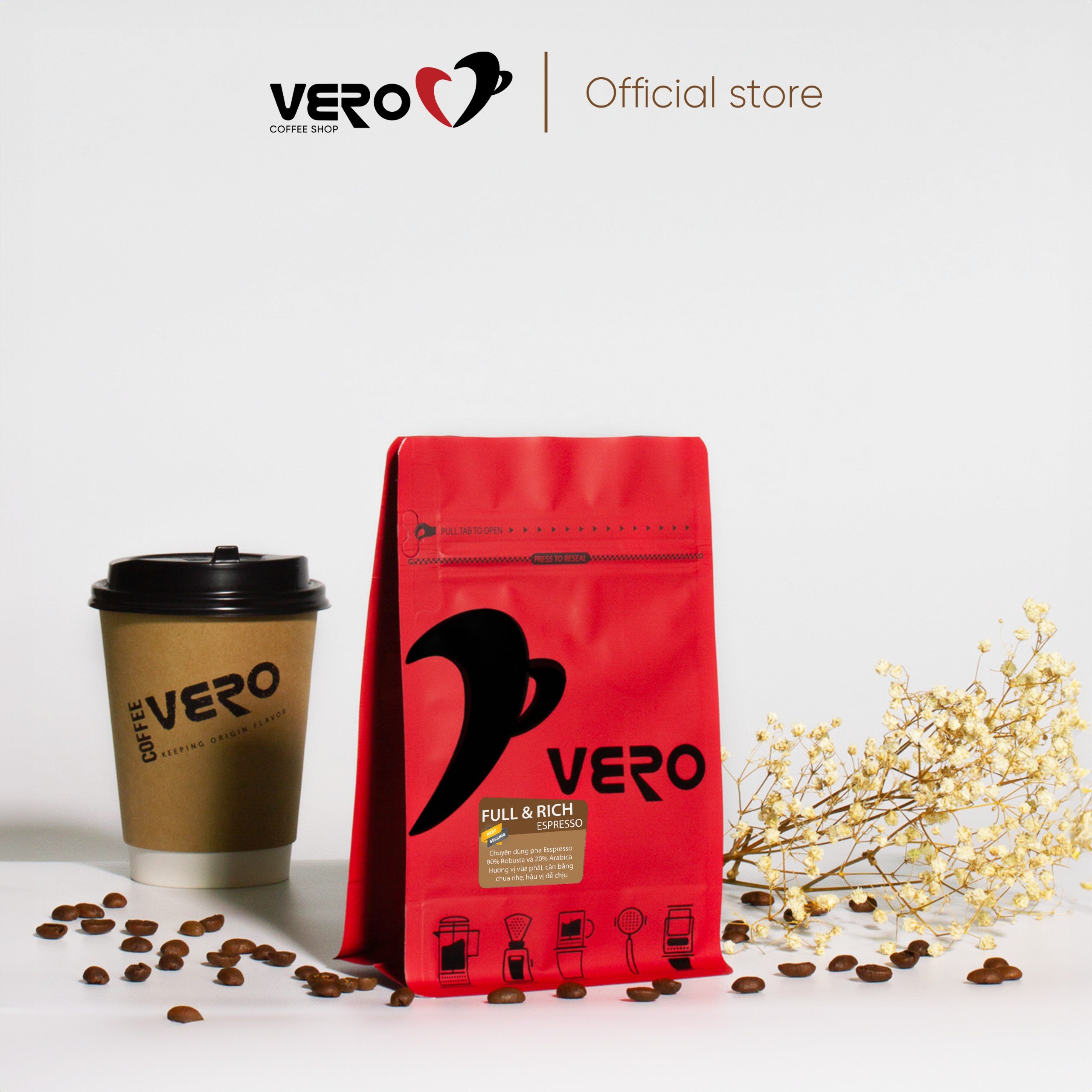 Cà Phê Vero Full & Rich Espresso 250g