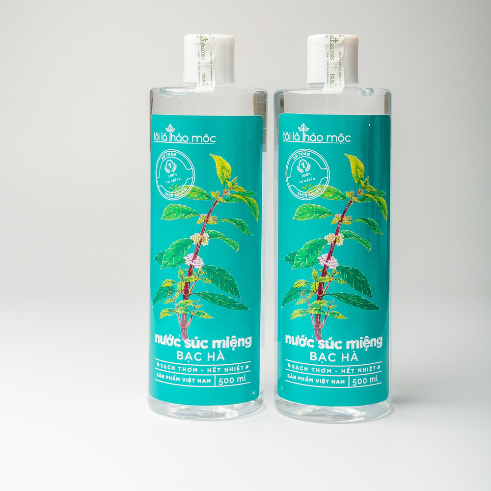 Nước súc miệng bạc hà Tôi Là Thảo Mộc 500ml