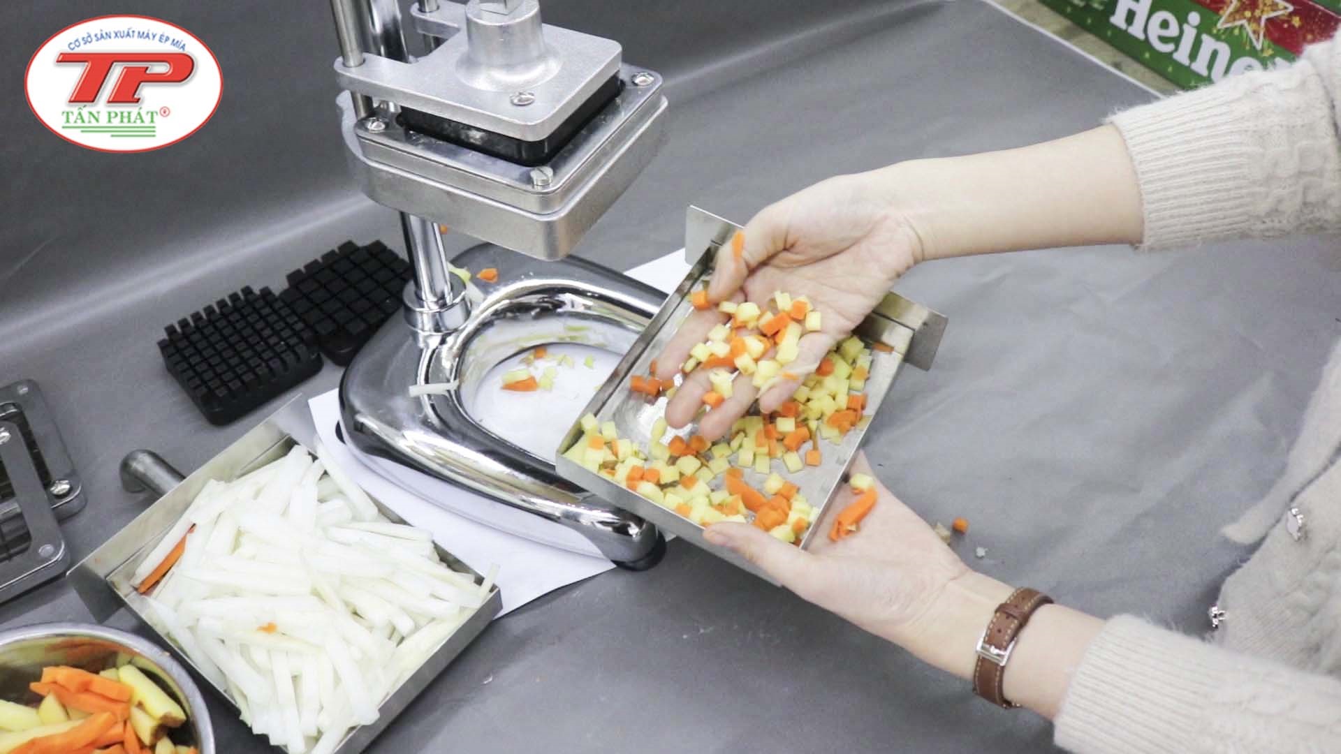 MÁY CẮT KHOAI TÂY - DẠNG ĐỨNG | TANPHATCO