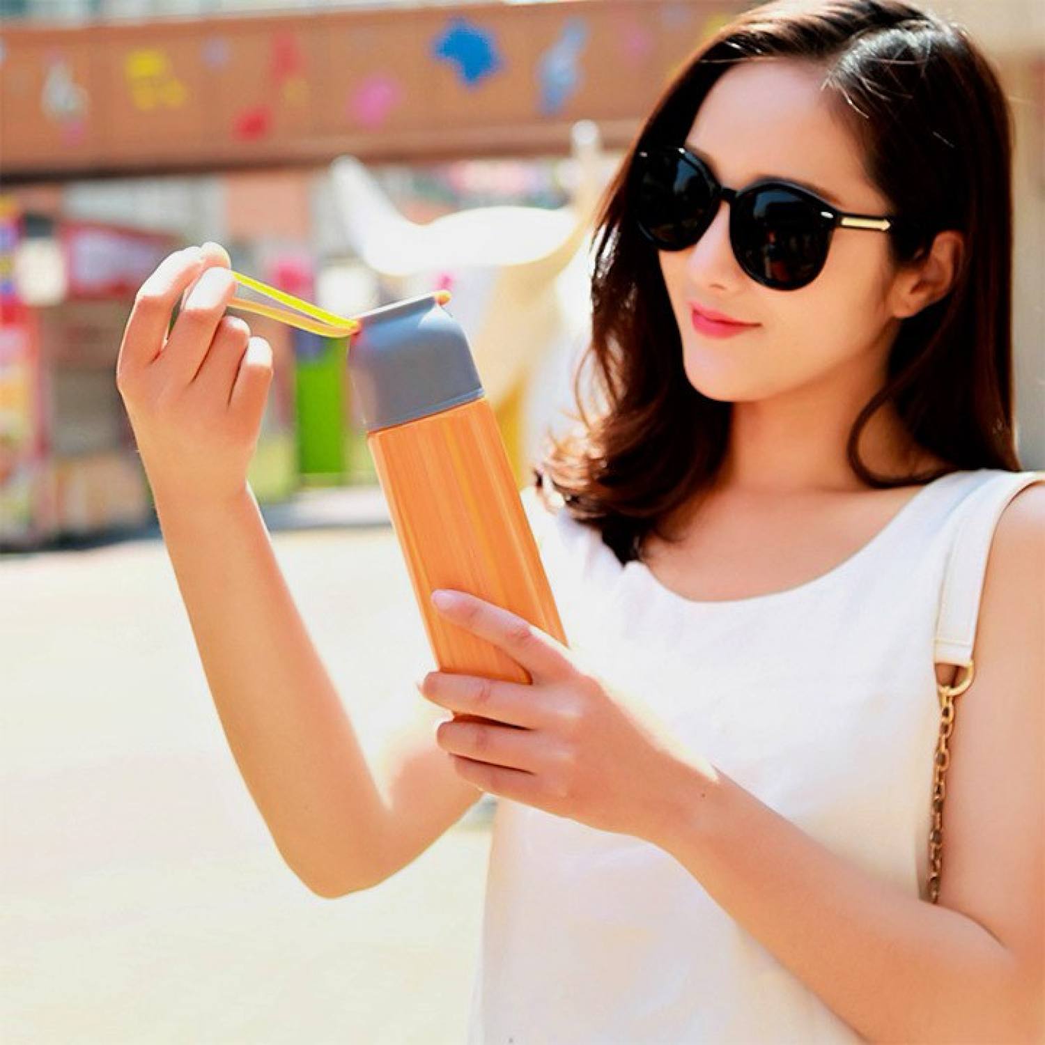 Bình giữ nhiệt 500ml phong cách Hàn