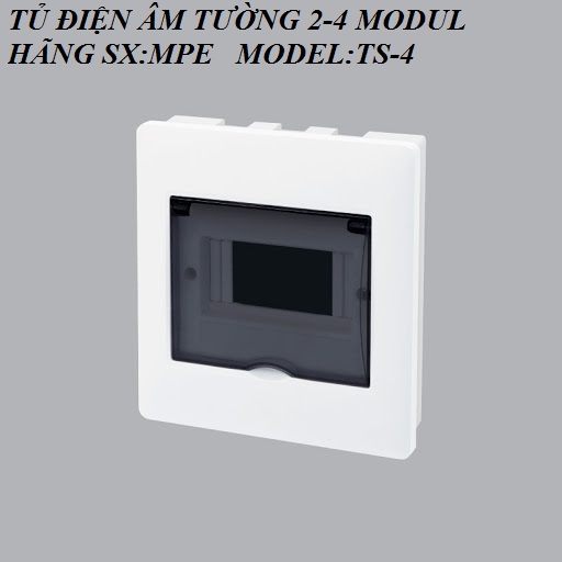 [HCM]TỦ ĐIỆN ÂM TƯỜNG 4 ĐƯỜNG MPE CHỨA MCB TS-4