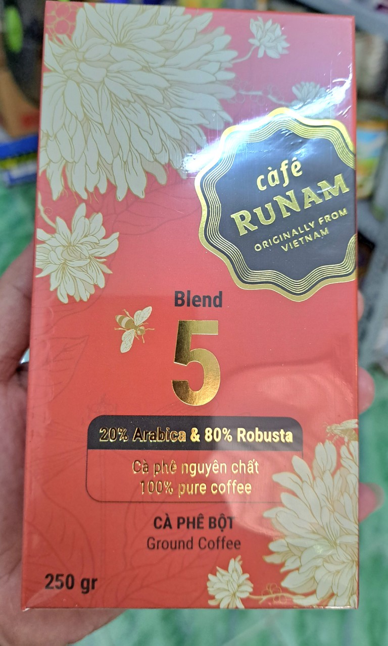 CÀ PHÊ RUNAM COFFEE SỐ 5 BỘT LOẠI 250GR