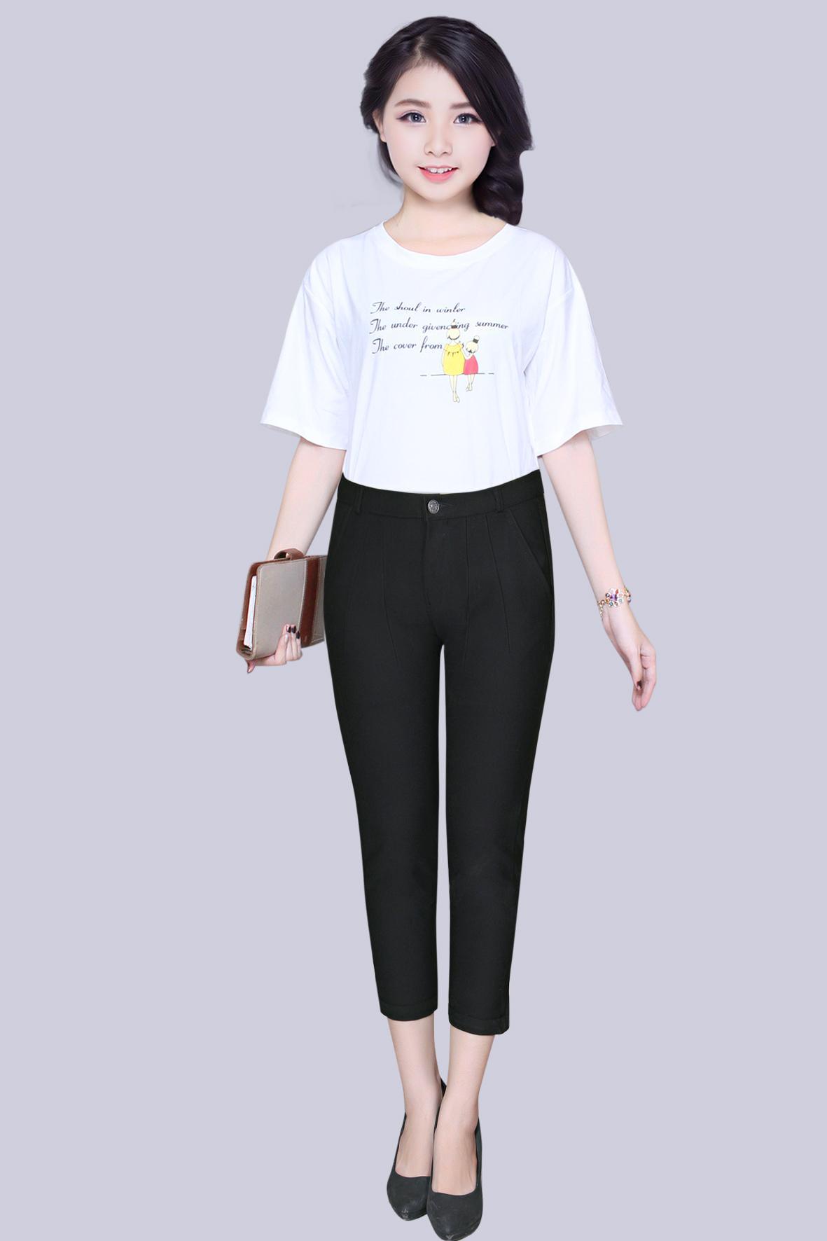 Quần lững nữ thun coton cao cấp dây kéo sgr thl01