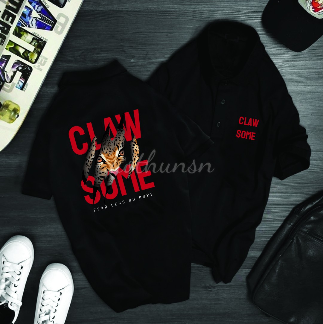 (aothunsn) Áo thun cổ trụ cổ bâu polo CỌP CLAW