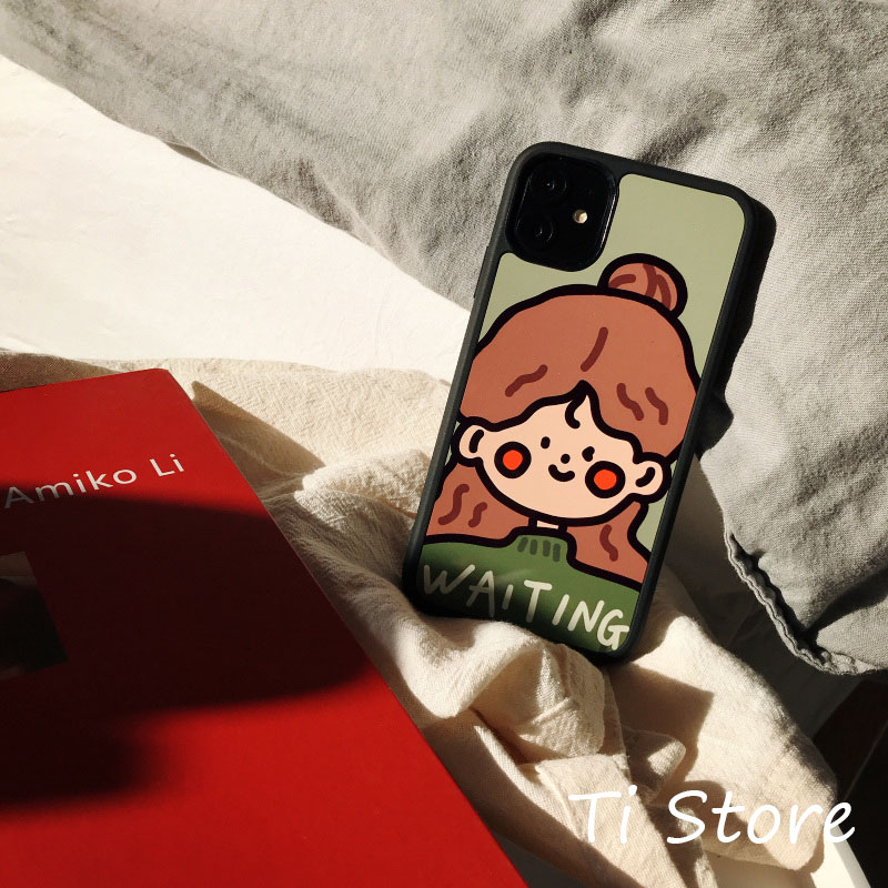 [HCM]Ốp Lưng Girl Waiting iPhone | Từ 6 đến 12 Pro Max | [ TI STORE ]