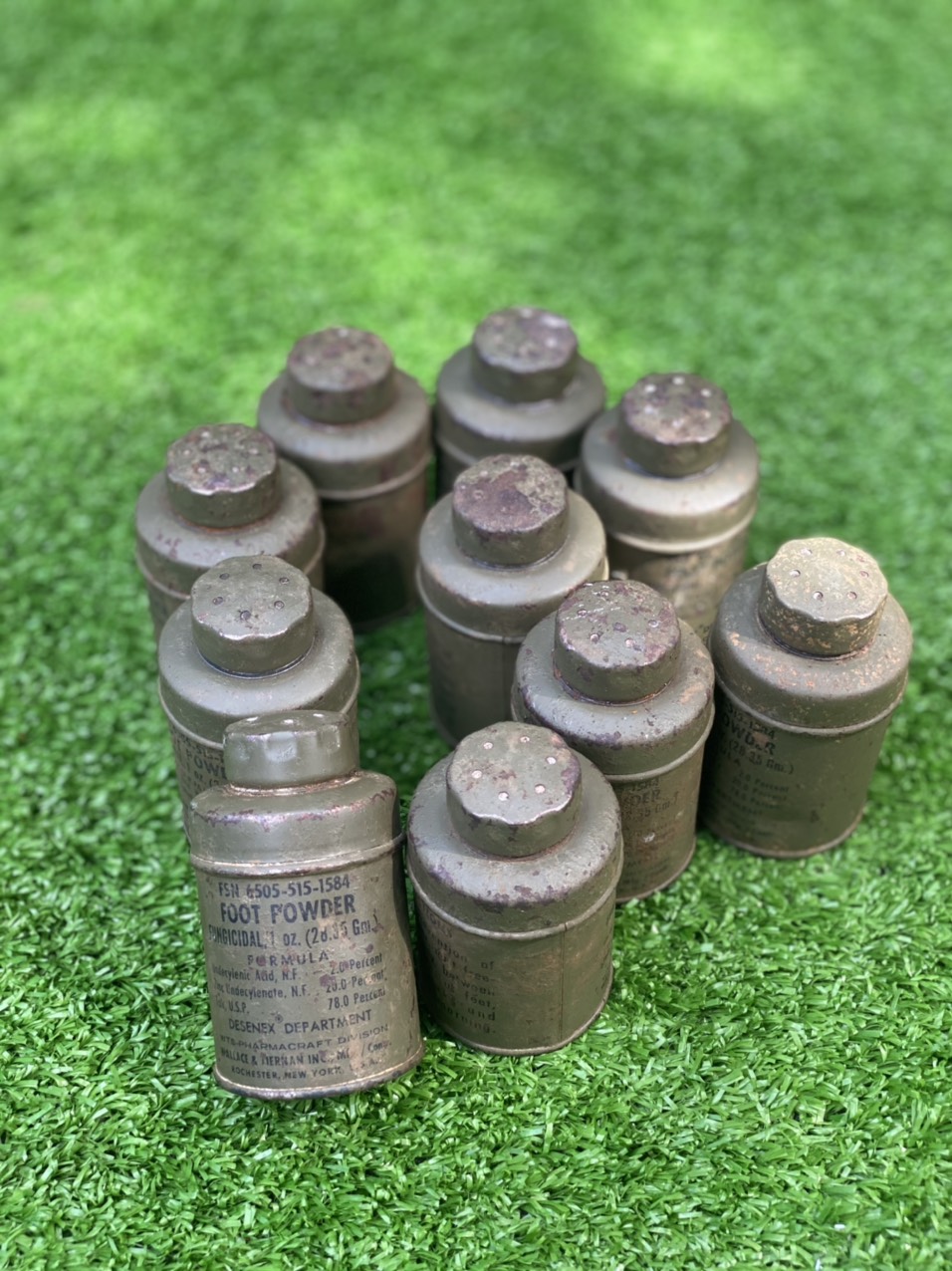Chai phấn Foot Power USA , Hộp phấn Mỹ