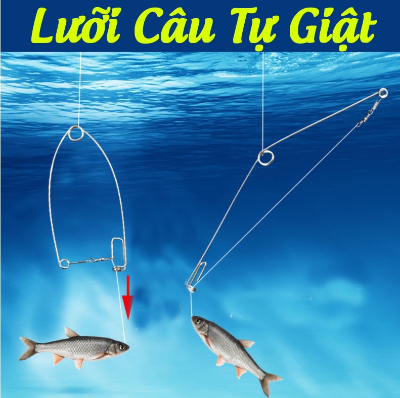 Lưỡi câu cá tự động giật cao cấp