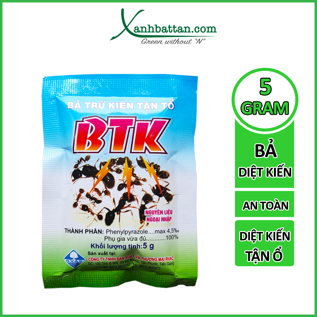 Bả Trừ Kiến Tận Ổ BTK Gói 5 gram
