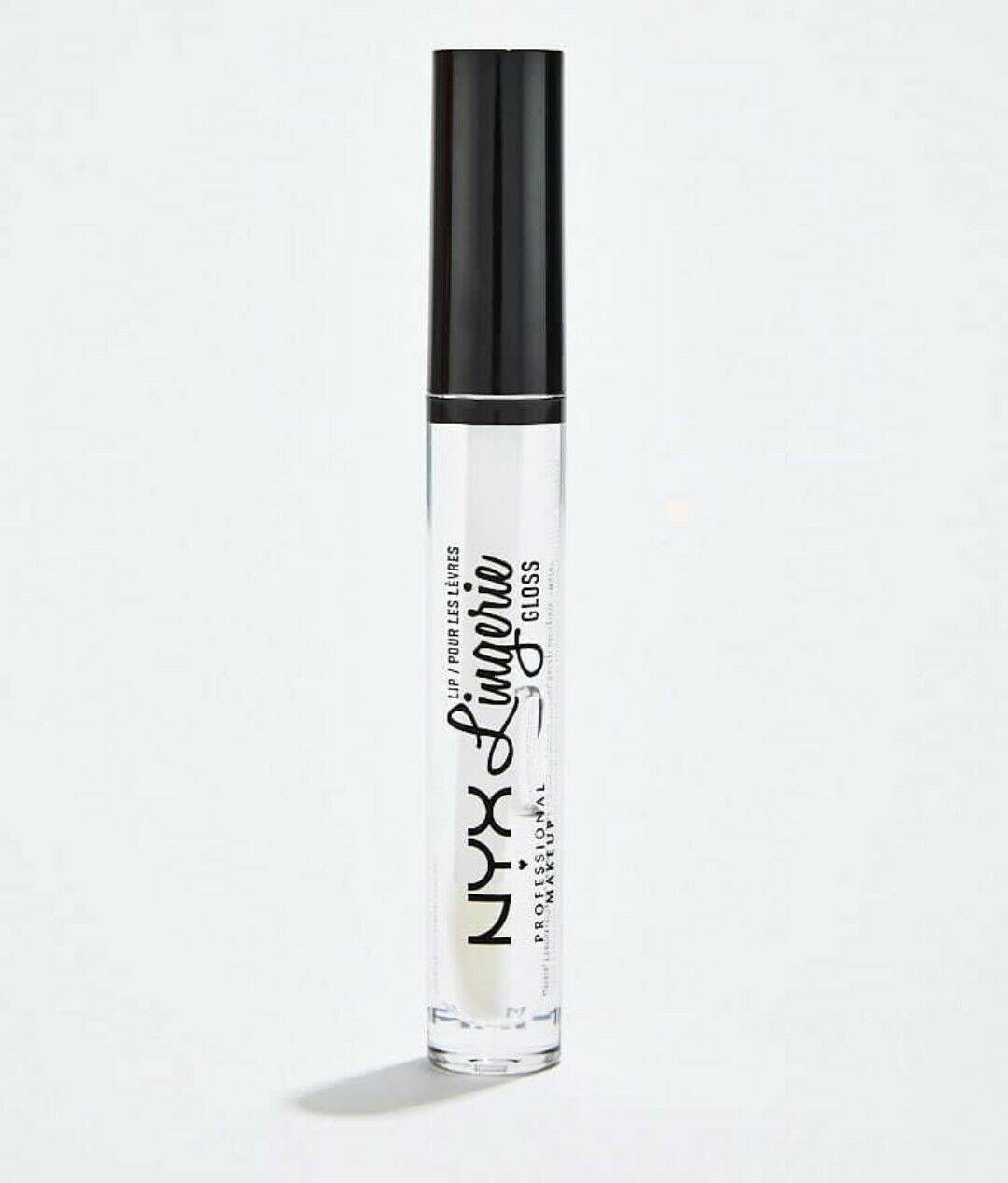 Son bóng trong suốt không nhũ nyx lip lingerie gloss màu clear