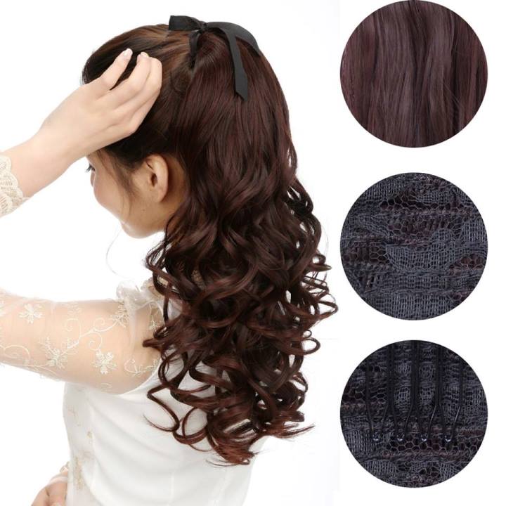 TÓC GIẢ CỘT XOĂN DÀI RẤT ĐẸP