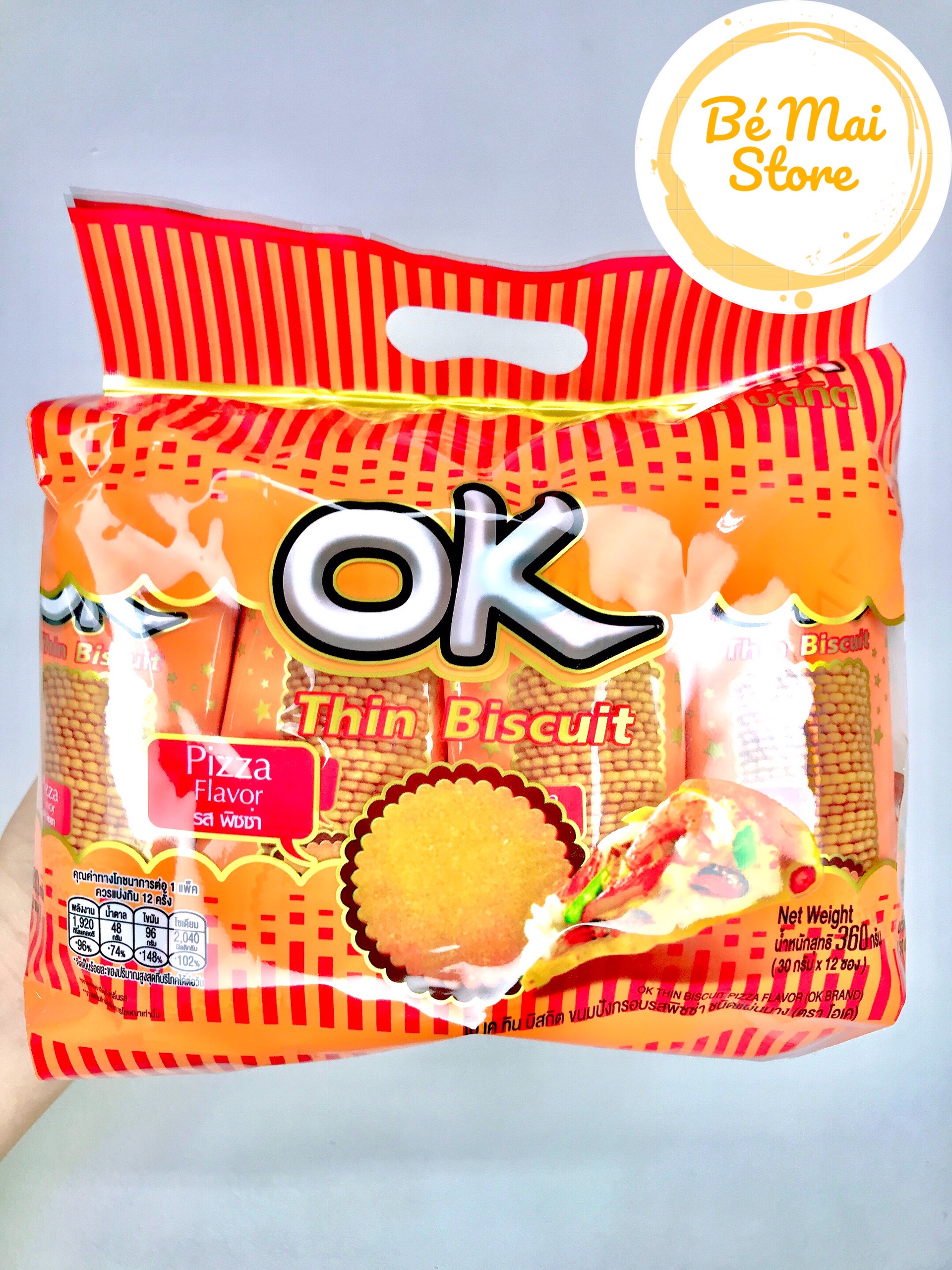 Bánh OK Thin Biscuit Thái Lan 360g