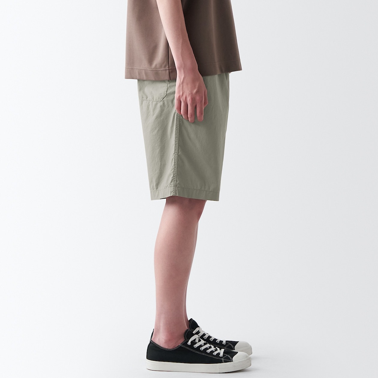 Quần Short Vải Broad Washed MUJI