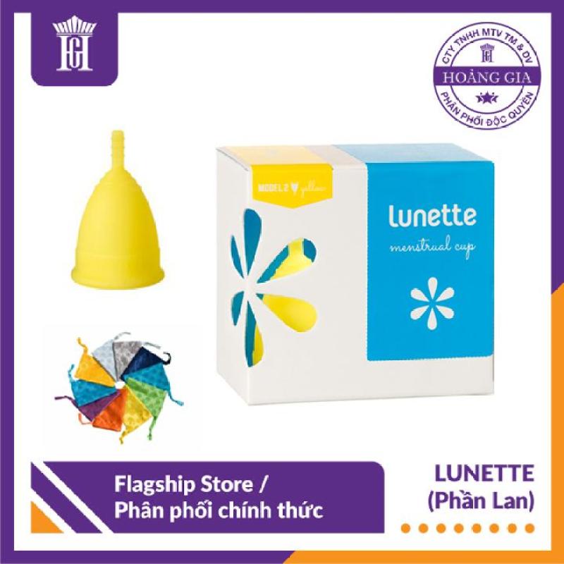 Cốc nguyệt san Lunette (màu Vàng size 2 hộp hoa) – Hàng phân phối chính hãng bởi Công ty Hoàng Gia – Lunette Menstrual Cup (Normal to heavy flow) – Lunette Retailer in Vietnam nhập khẩu